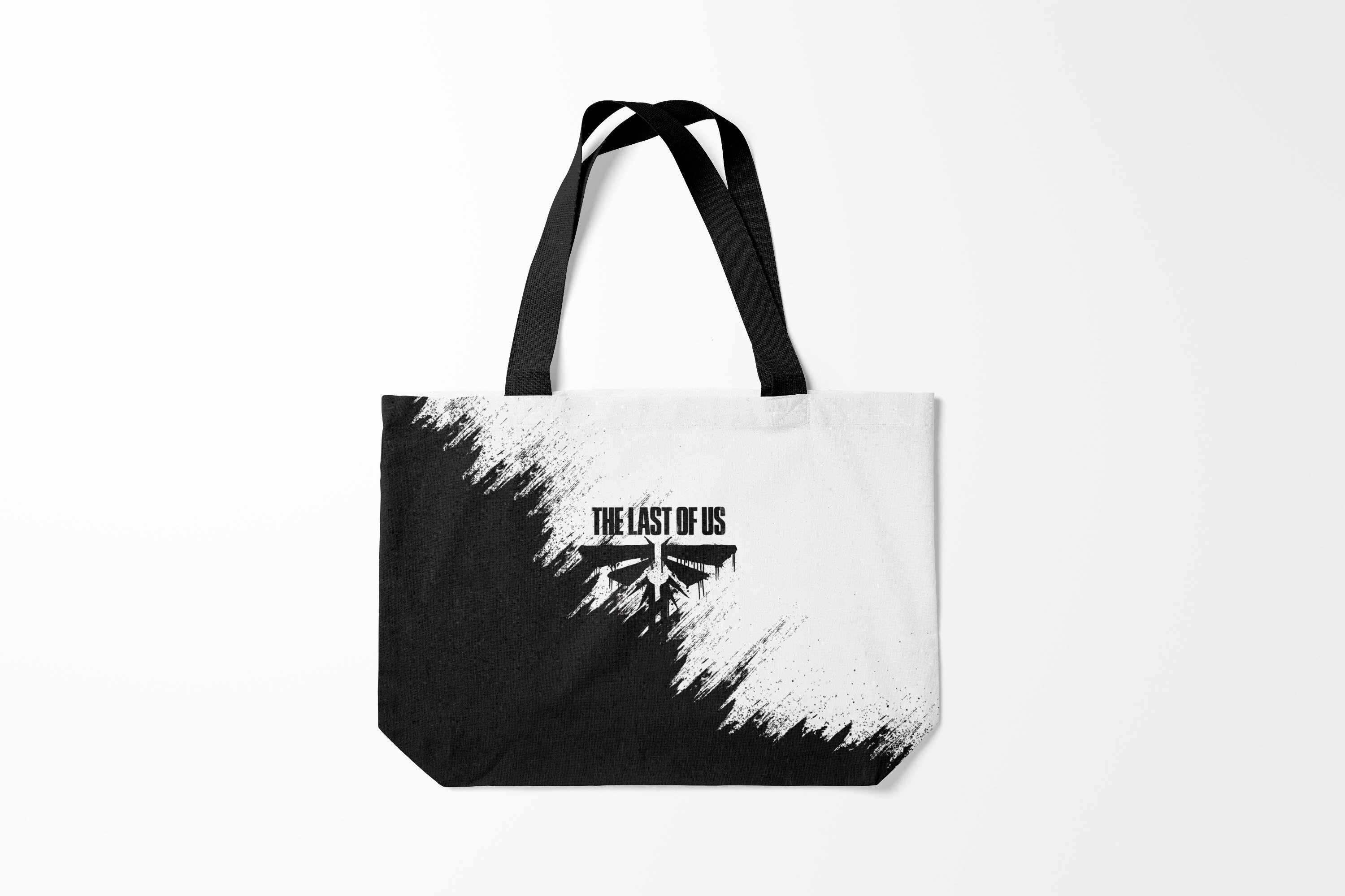 

Сумка шoппер унисекс Burnettie The last of us, черный; белый, The last of us