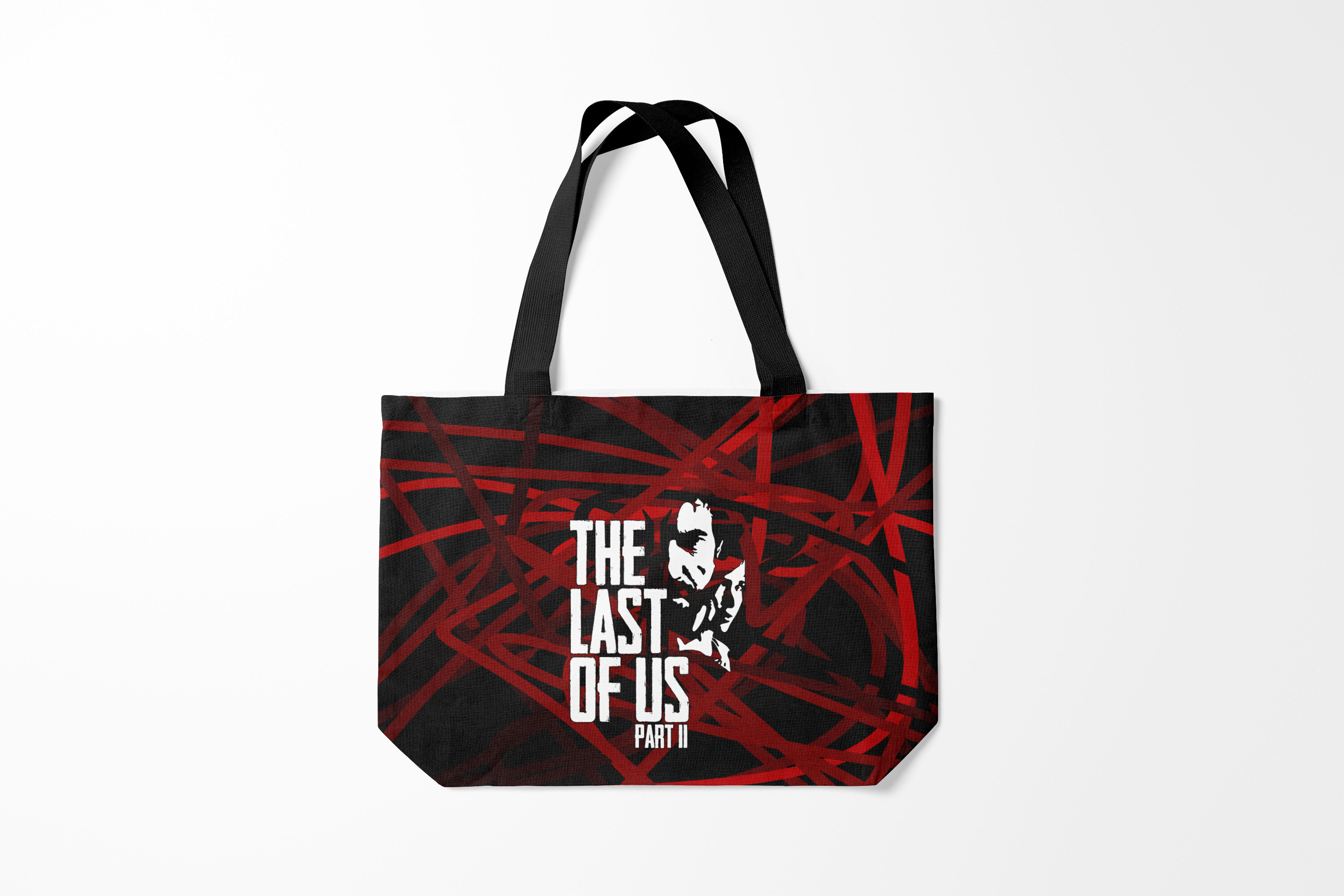 

Сумка шoппер унисекс Burnettie The last of us, черный; красный, The last of us