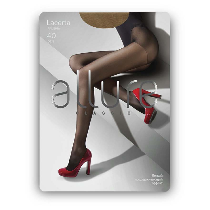 

Колготки женские ALLURE бежевые 5
