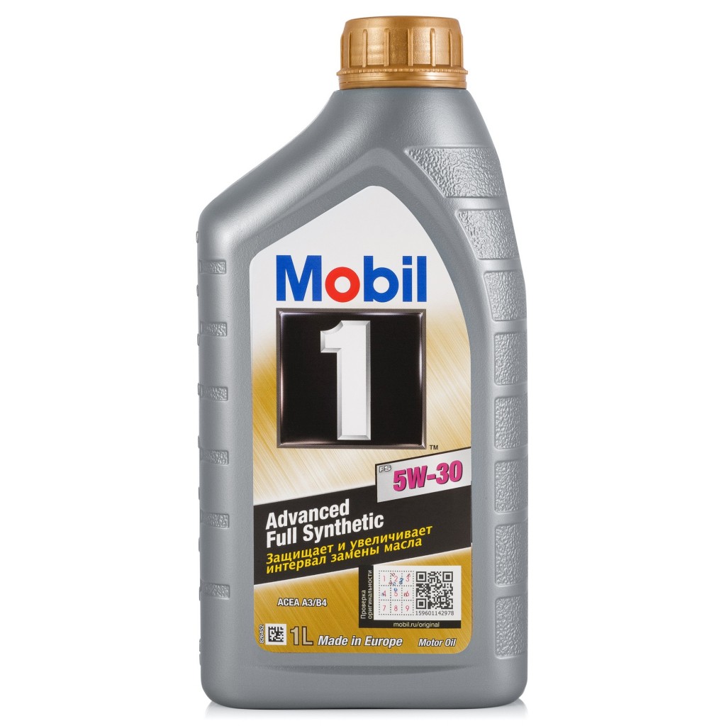 фото Mobil масло моторное синтетическое mobil 1 fs 5w-30 1 л 153749