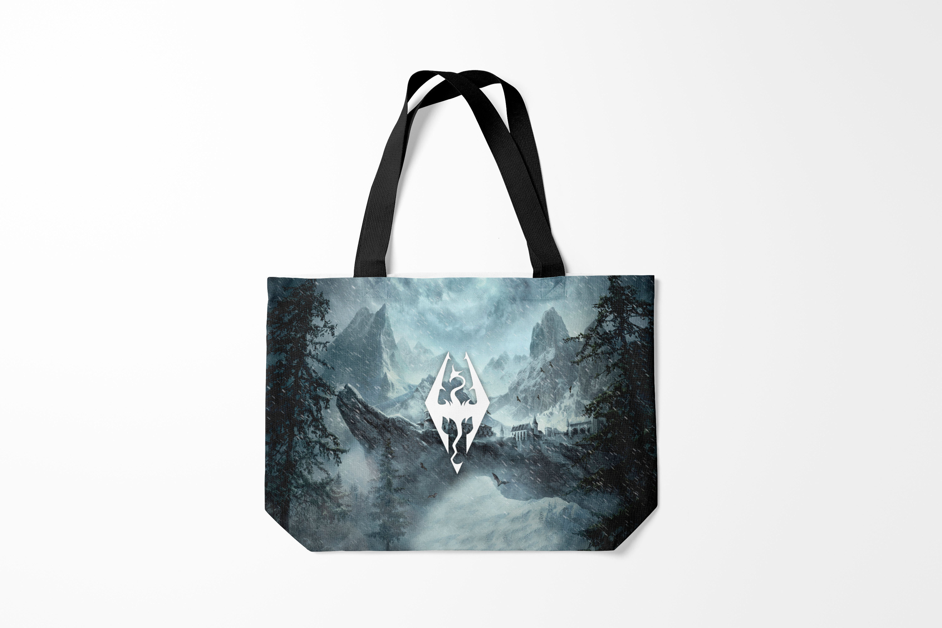 

Сумка шoппер унисекс Burnettie The Elder Scrolls TES 5, серый, The Elder Scrolls TES 5
