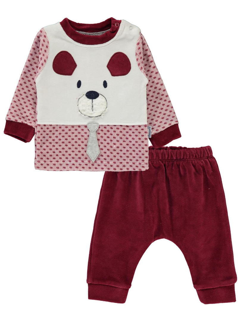 

Костюм для малыша Miniworld 17D175168K11-1 бордовый 3-6 мес (доставка из-за рубежа), 17D175168K11-1