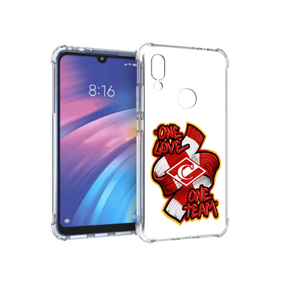

Чехол MyPads Tocco для Xiaomi Redmi Y3 ФК спарак 1 любовь, Прозрачный, Tocco