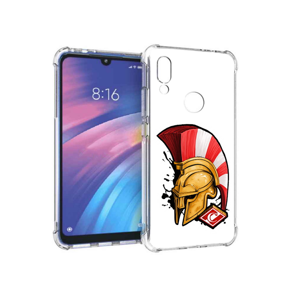 

Чехол MyPads Tocco для Xiaomi Redmi Y3 ФК спартак шлем, Прозрачный, Tocco