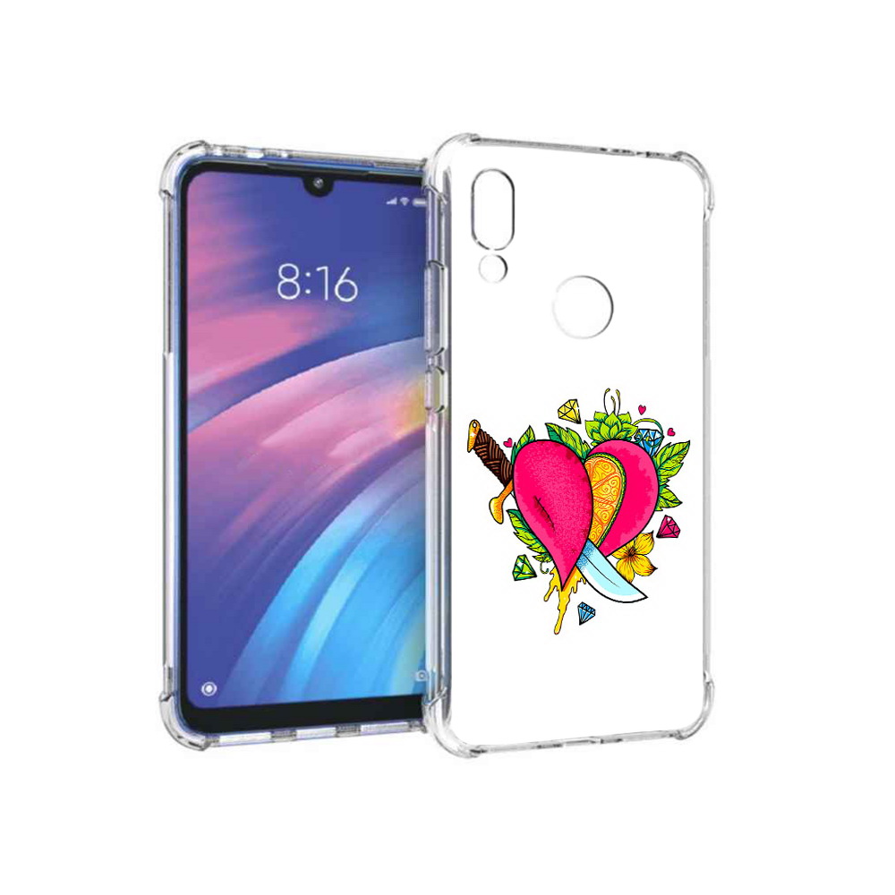

Чехол MyPads Tocco для Xiaomi Redmi Y3 Фруктовое сердце, Прозрачный, Tocco