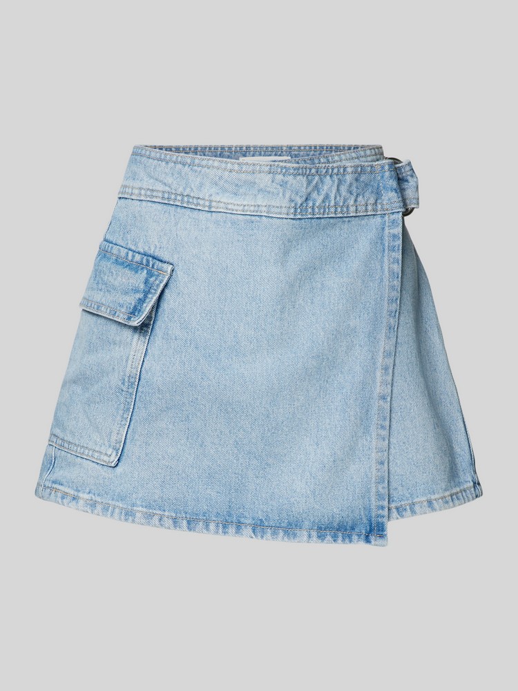 

Юбка женская Mango 77090345 синяя M, Синий, 77090345