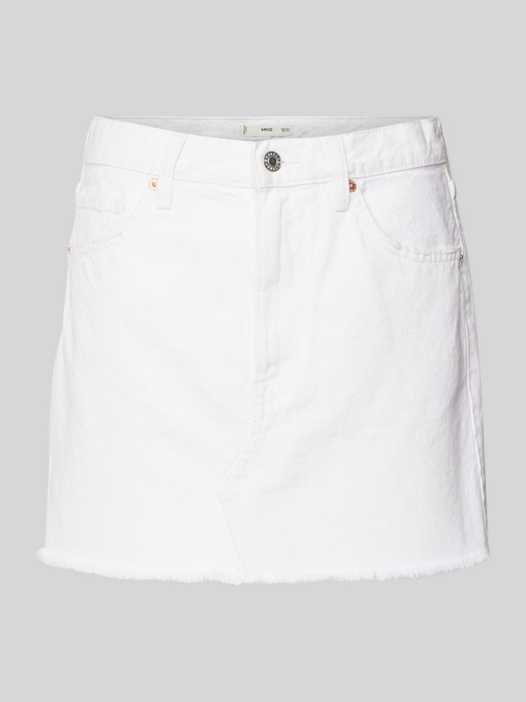 

Юбка женская Mango 77090363 белая XS, Белый, 77090363