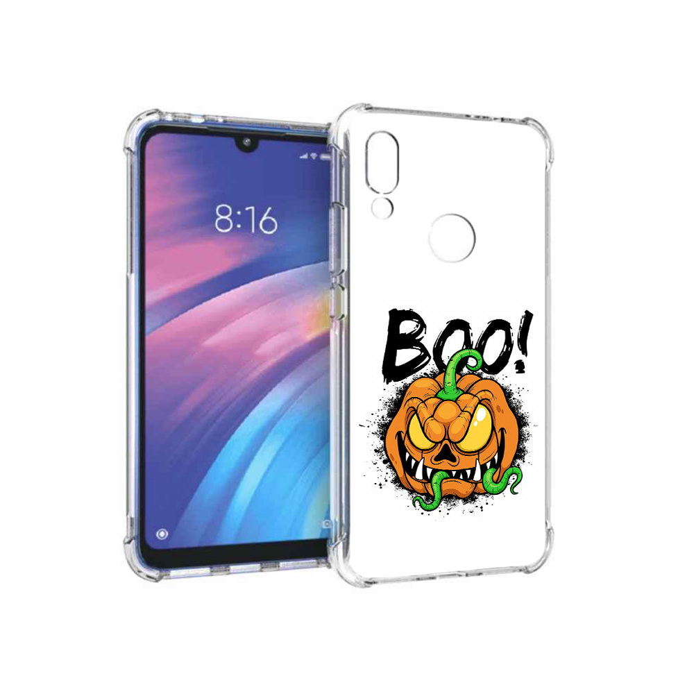 

Чехол MyPads Tocco для Xiaomi Redmi Y3 Хэллоуин бу, Прозрачный, Tocco