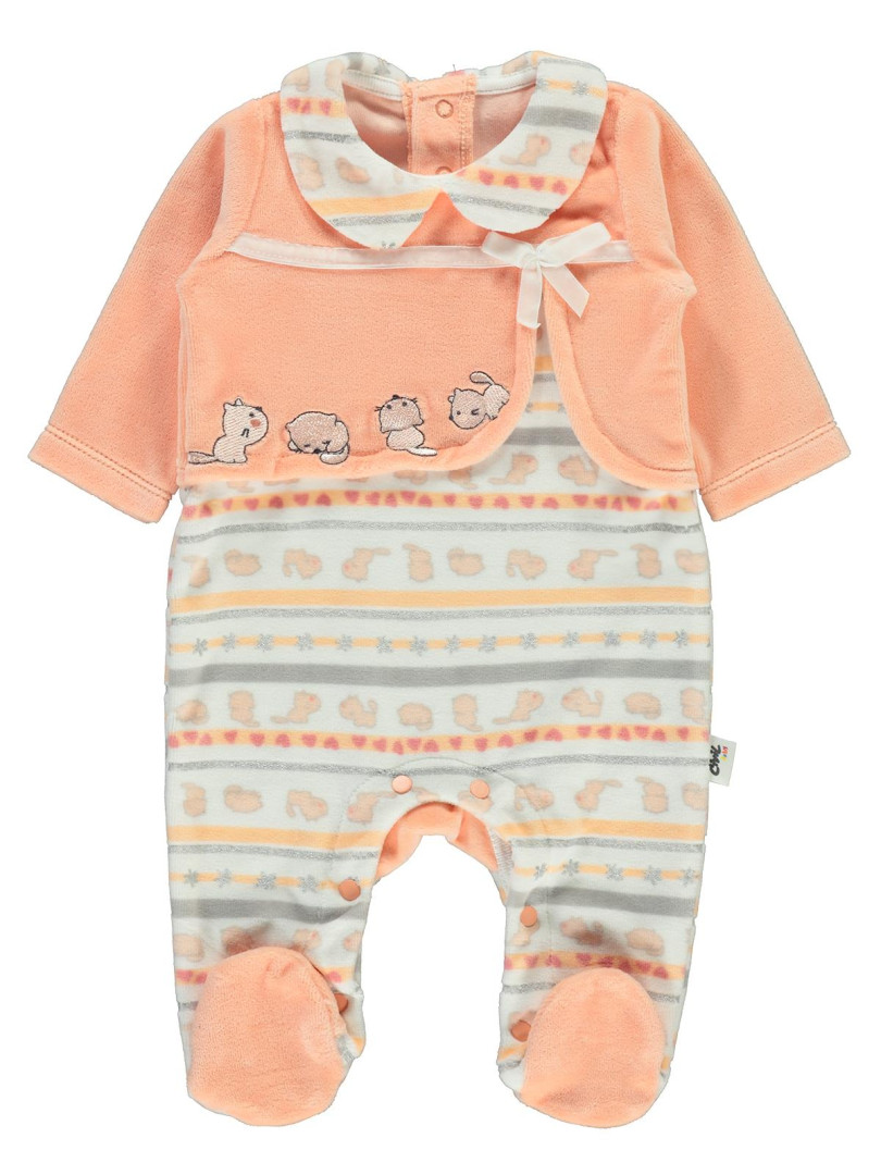 

Комбинезон Civil Baby 08330d491k11 оранжевый 0-3 мес (доставка из-за рубежа), 08330d491k11