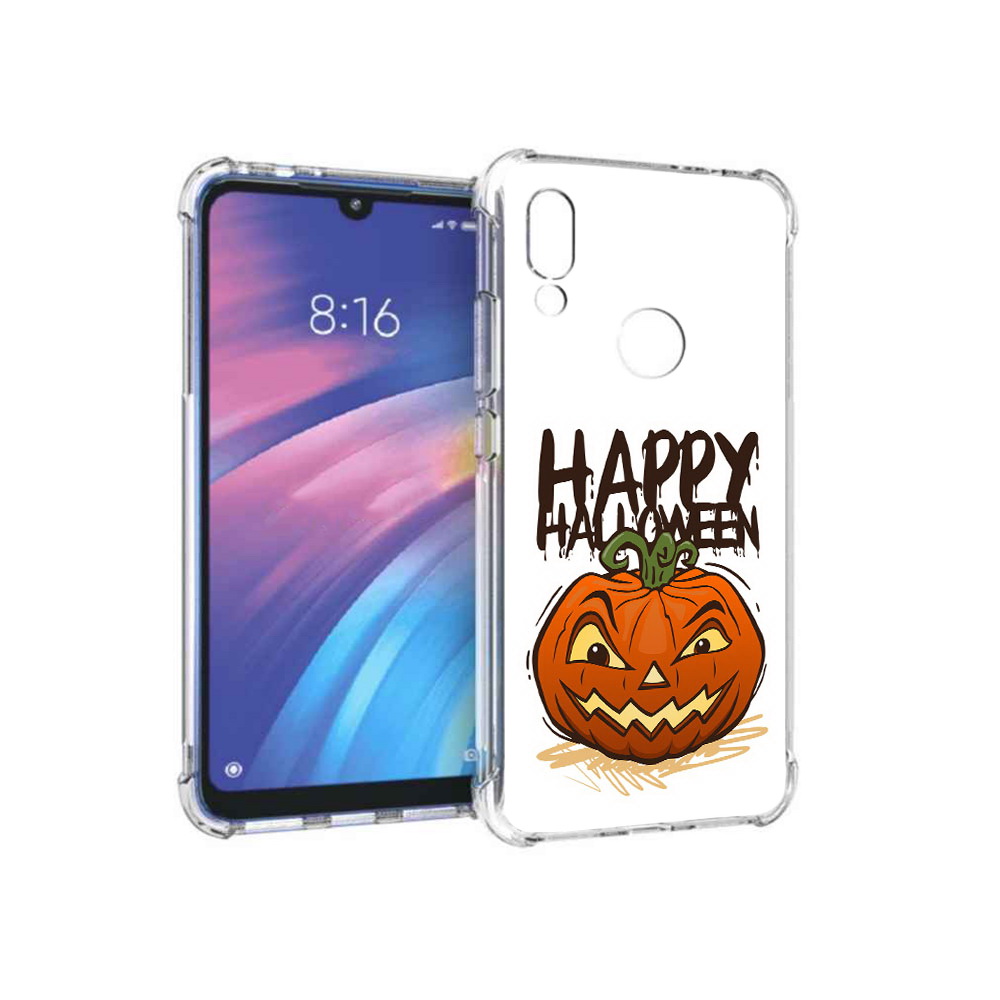 

Чехол MyPads Tocco для Xiaomi Redmi Y3 Хэллоуин счастливый, Прозрачный, Tocco