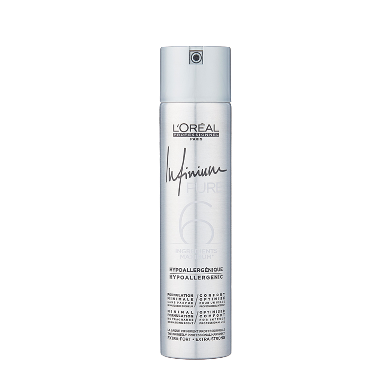 Лак для волос L'Oreal Professionnel Infinium Pure Extra Strong экстра-сильная фикс., 300мл