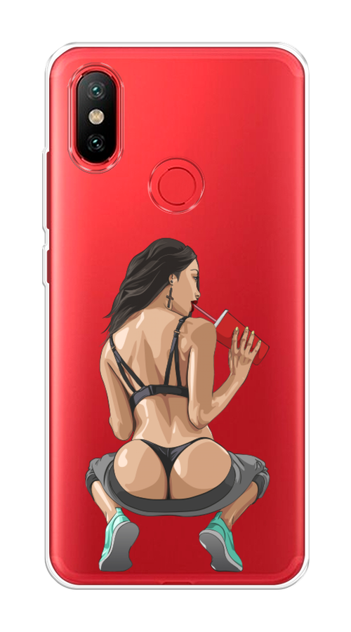 

Чехол на Xiaomi Mi 6X"Сочные булочки", Бежевый;красный;черный, 33250-6