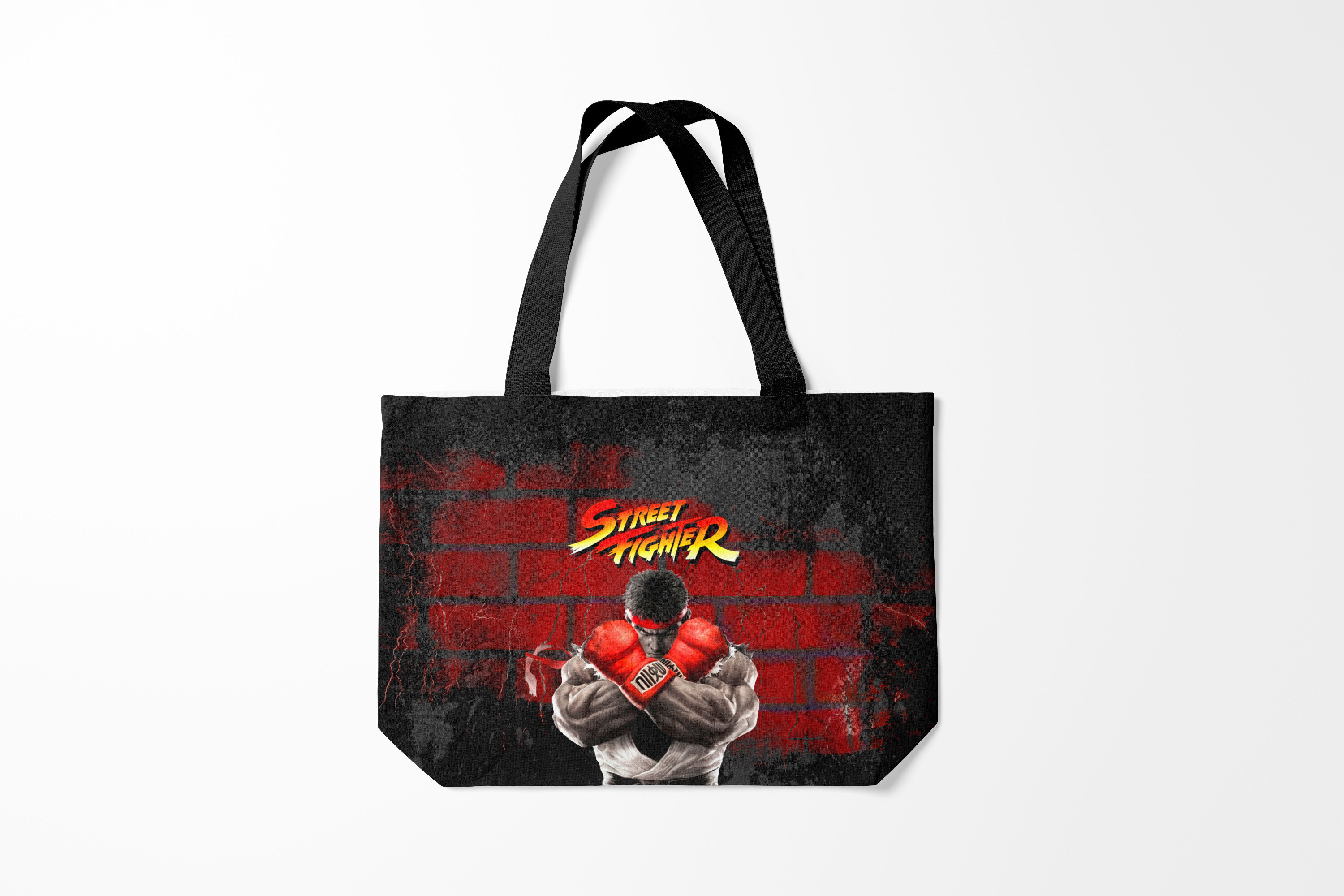 

Сумка шoппер унисекс Burnettie Street Fighter, черный, Street Fighter