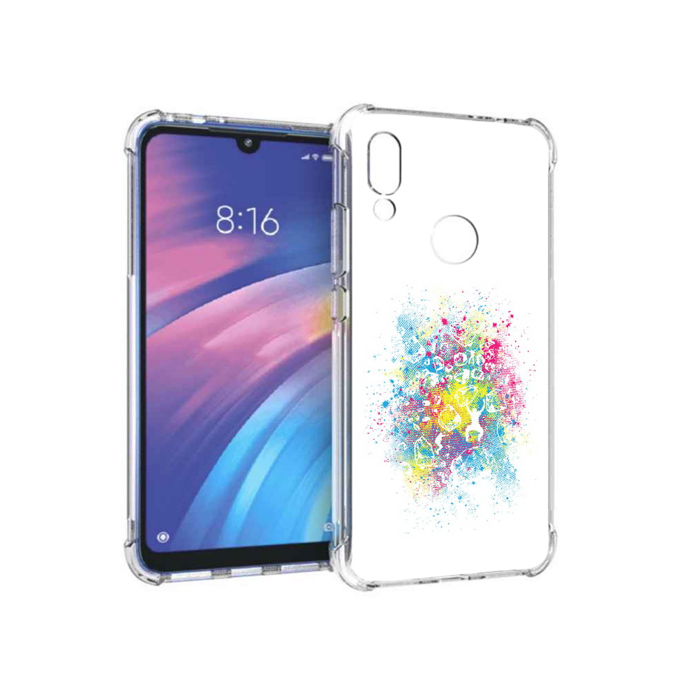 

Чехол MyPads Tocco для Xiaomi Redmi Y3 акварель абстракция, Прозрачный, Tocco