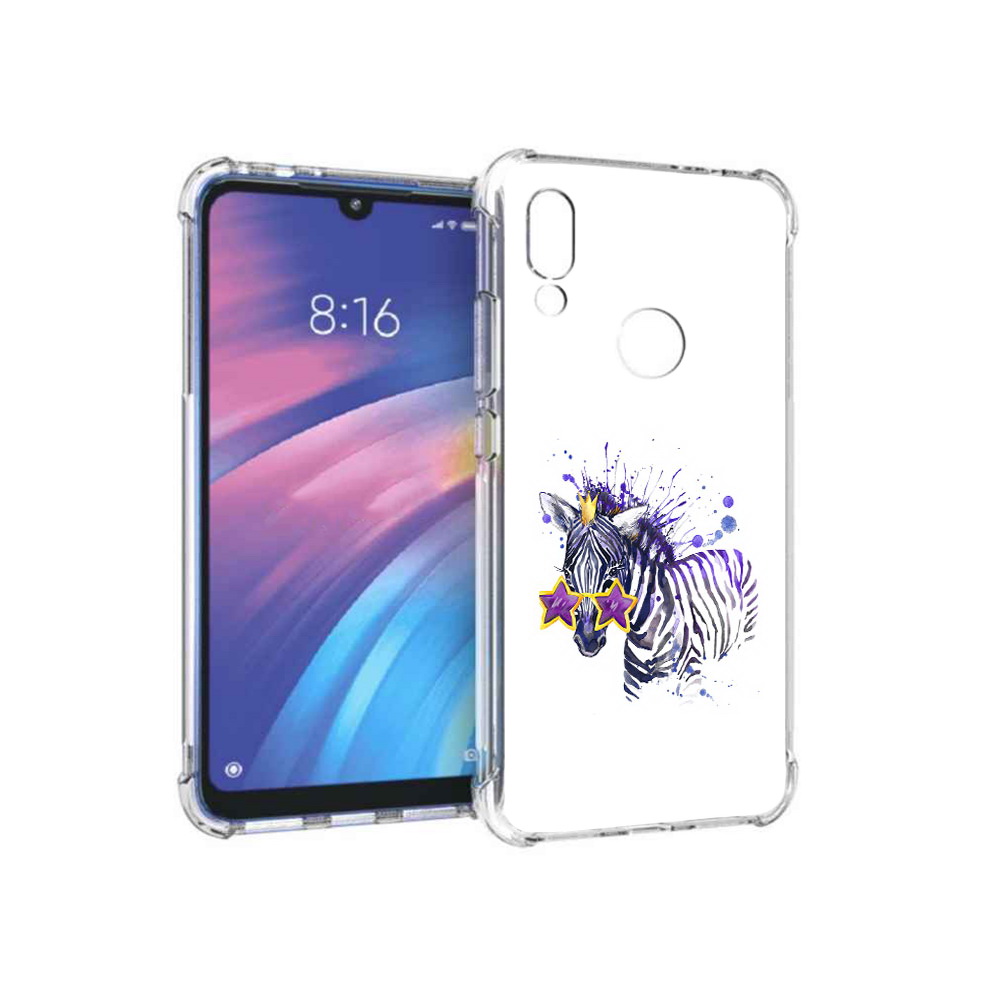 

Чехол MyPads Tocco для Xiaomi Redmi Y3 акварельная зебра, Прозрачный, Tocco