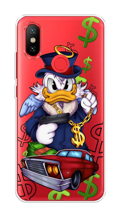 

Чехол на Xiaomi Mi 6X"Scrooge McDuck with a Gold Chain", Красный;синий;белый, 33250-6