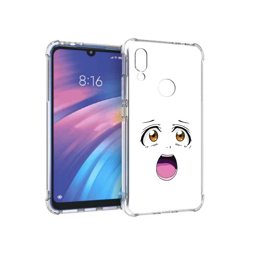 

Чехол MyPads Tocco для Xiaomi Redmi Y3 аниме лицо, Прозрачный, Tocco