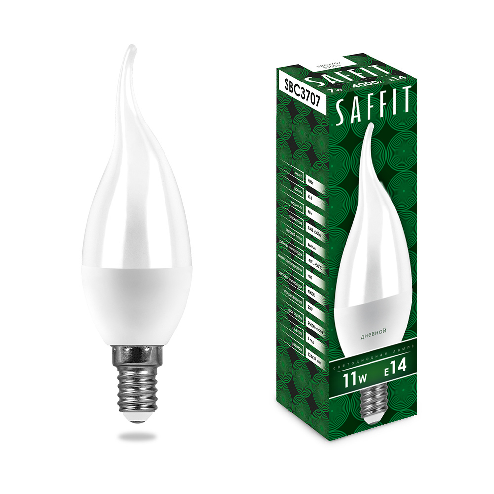 

Лампочка светодиодная, FERON, C37T, 38135, 230V, 7W, E14, 6400K, упаковка 5 шт.