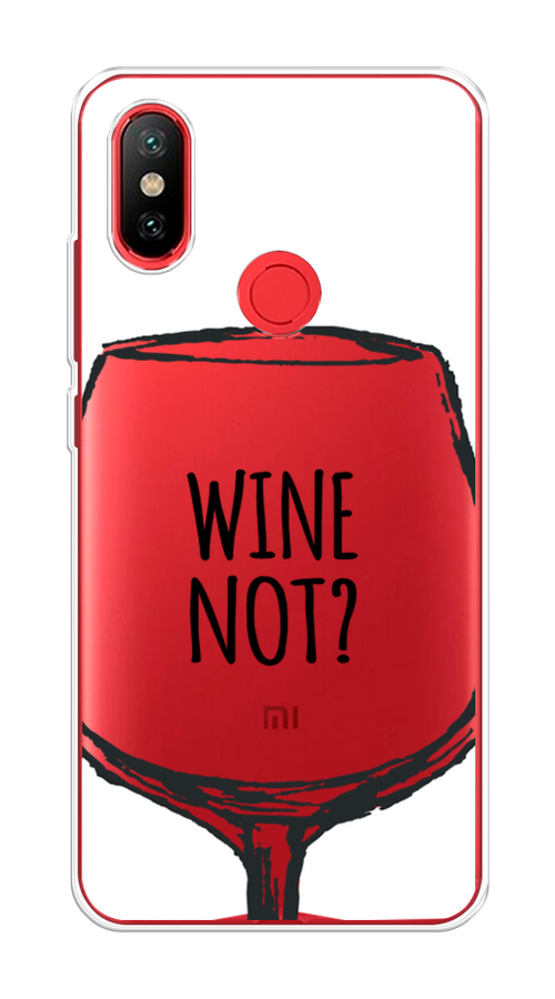 

Чехол на Xiaomi Mi 6X"Wine not white", Белый, 33250-6