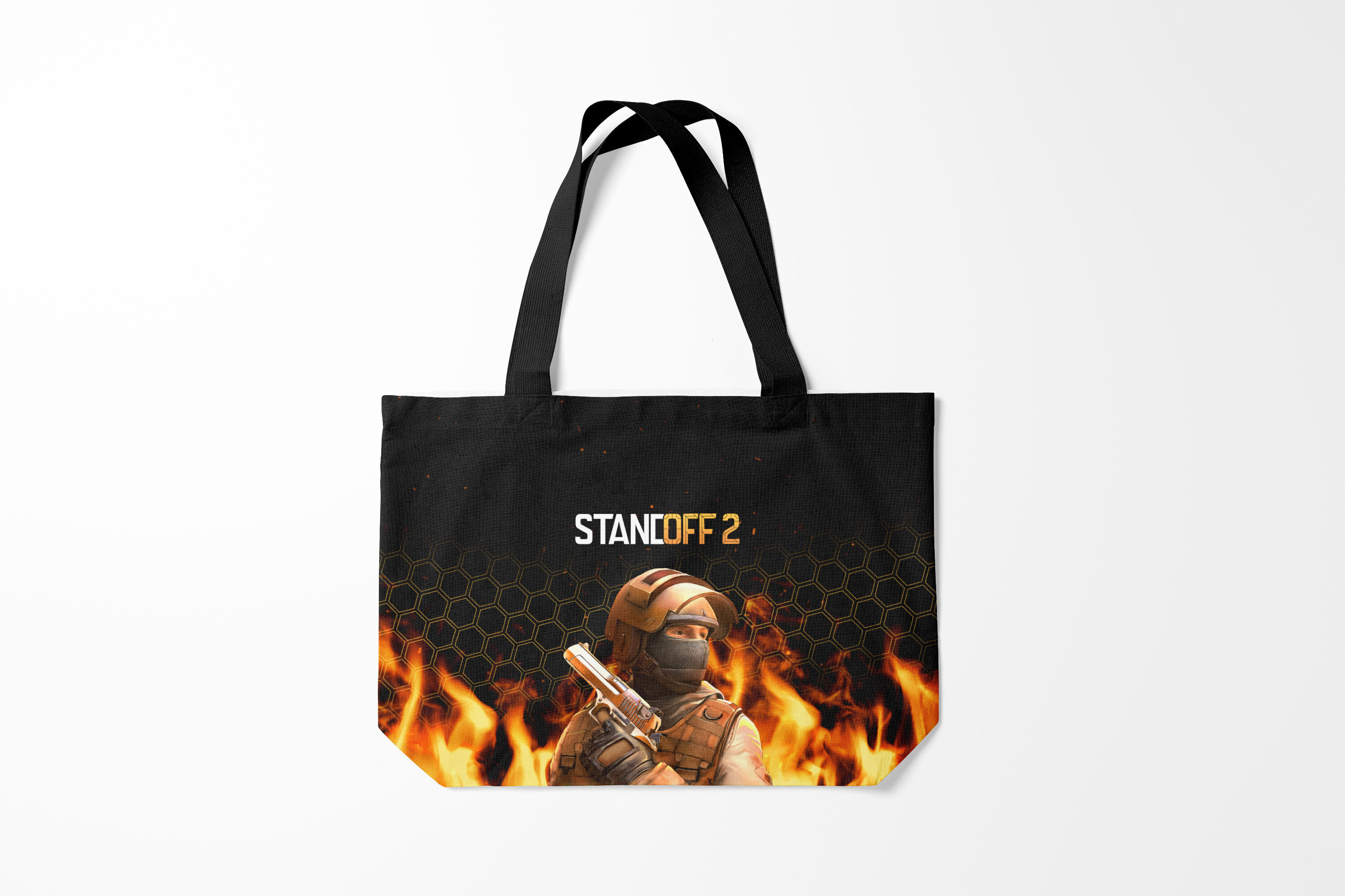 

Сумка шoппер унисекс Burnettie Standoff 2 Z9 СТАНДОФФ, черный, Standoff 2 Z9 СТАНДОФФ
