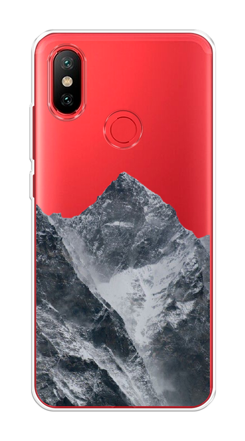 

Чехол на Xiaomi Mi 6X"Горы арт 4", Серый;бежевый, 33250-2