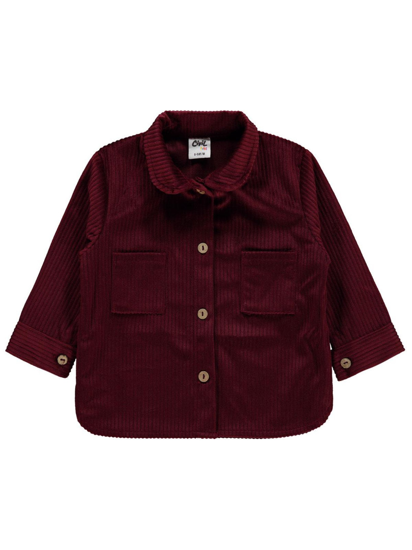 Рубашка Civil Baby 403950605K21 бордовый 6-9 мес (доставка из-за рубежа)