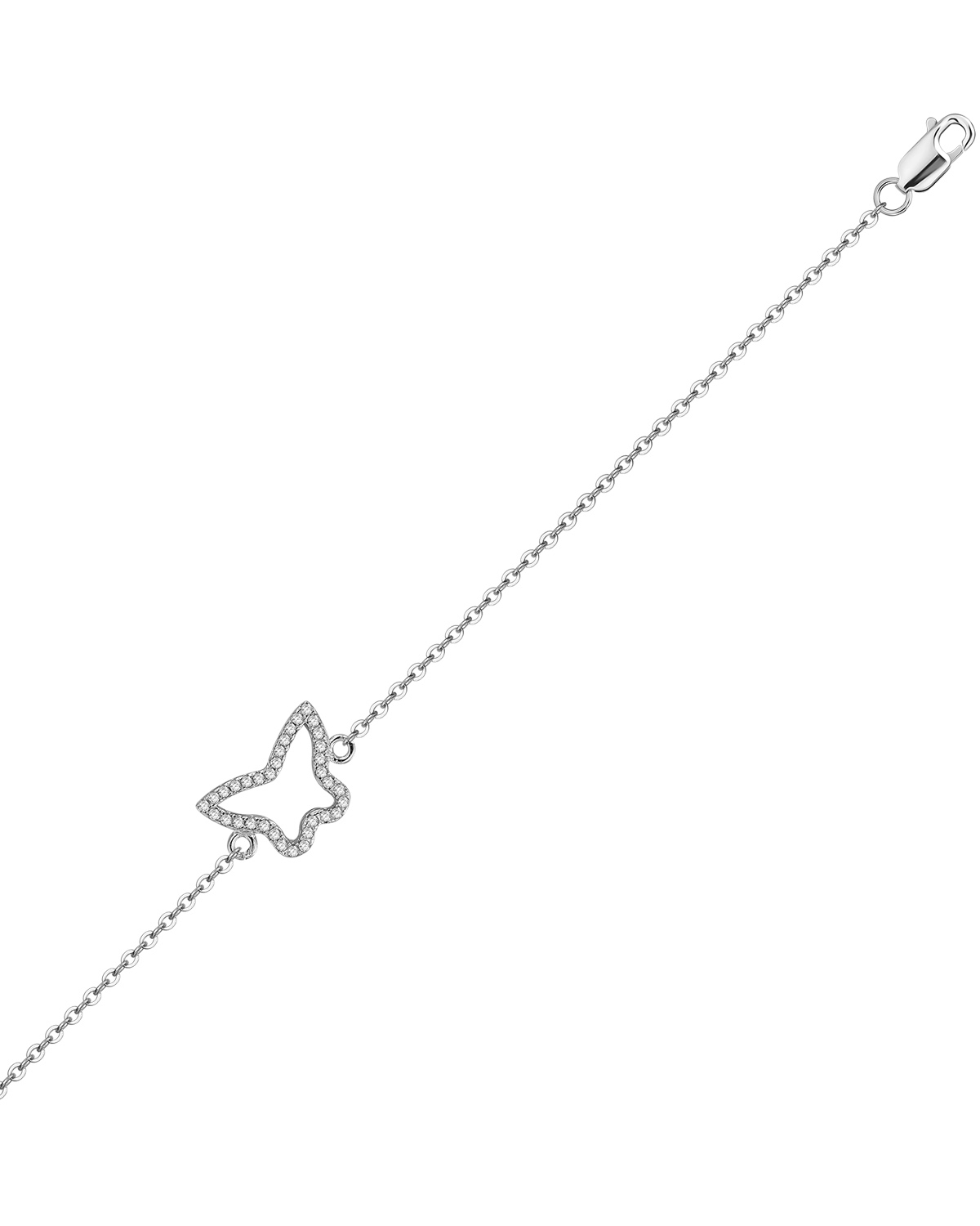

Браслет из серебра р.  MIUZ Diamonds (Московский ювелирный завод) B2036-PR-3808, фианит, B2036-PR-3808