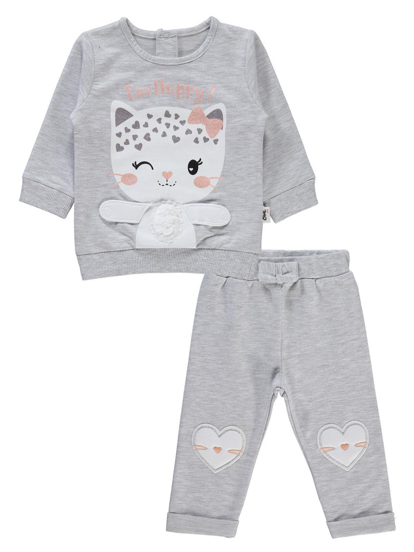 

Костюм для малыша Civil Baby 17330E630K21 светло-серый 6-9 мес (доставка из-за рубежа), 17330E630K21