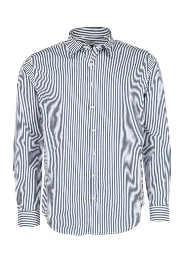 Рубашка мужская MEXX TU1537036M синяя 2XL 6363₽