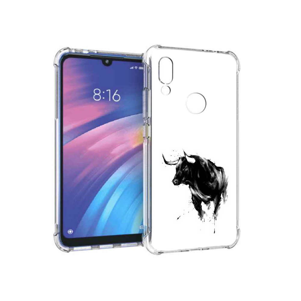 

Чехол MyPads Tocco для Xiaomi Redmi Y3 бык, Прозрачный, Tocco