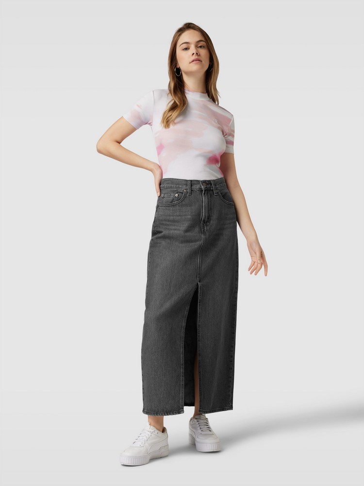 

Юбка женская Levi's A75120003 серая 28, Серый, A75120003