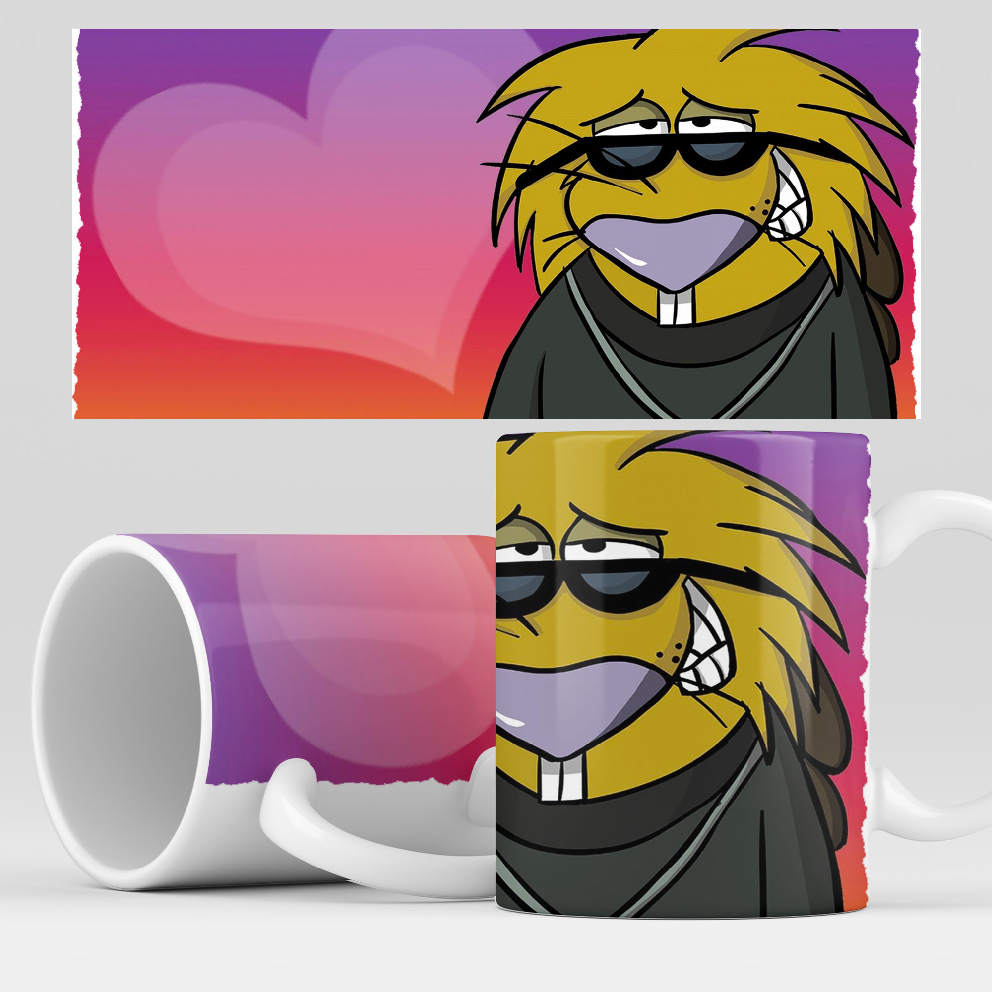 

Кружка RocketCup с принтом "Крутые бобры" мультсериал, AngryBeavers_01