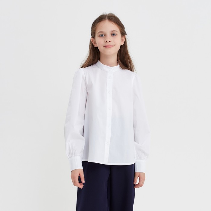 Блузка детская MINAKU, белый, 134