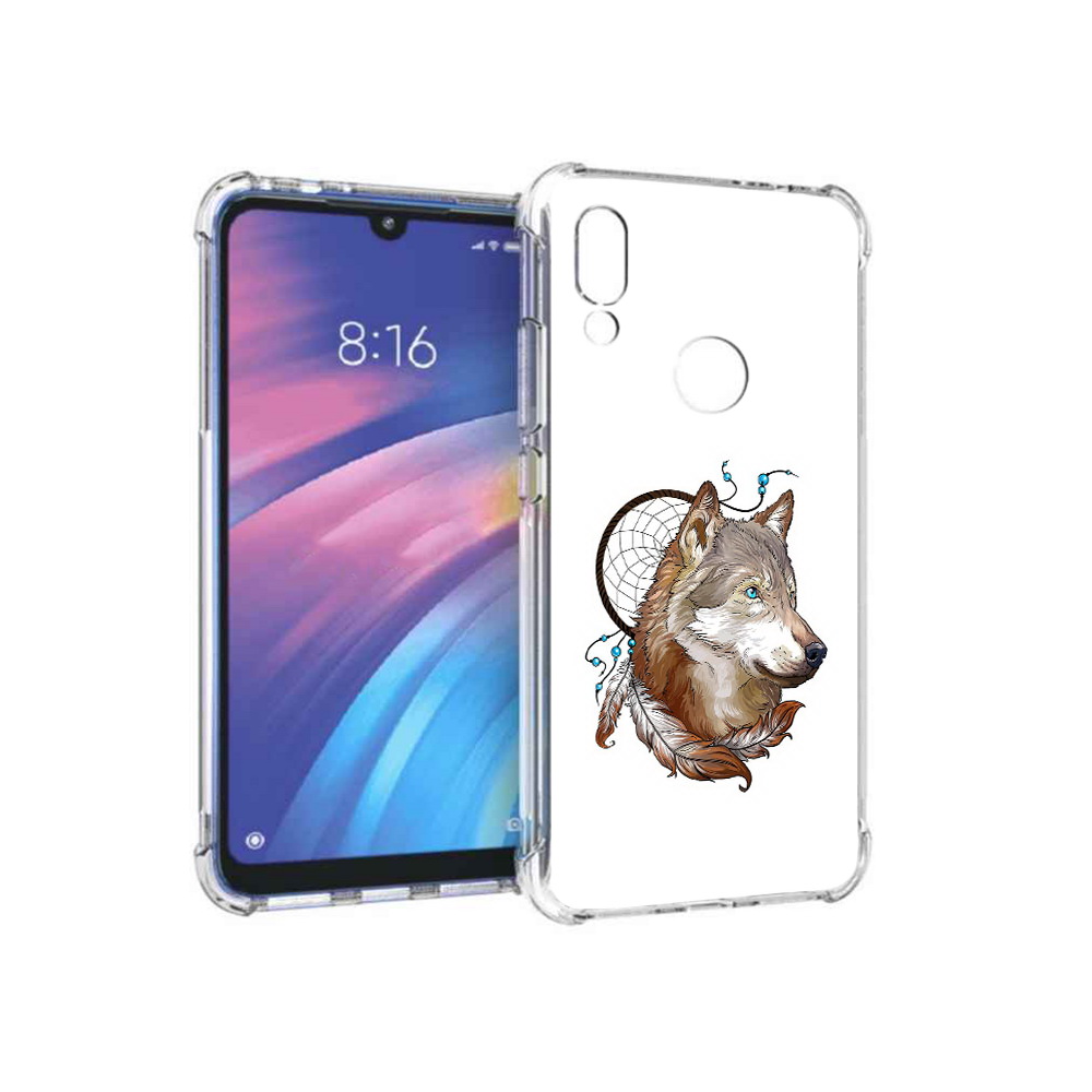 

Чехол MyPads Tocco для Xiaomi Redmi Y3 волк и ловец снов, Прозрачный, Tocco