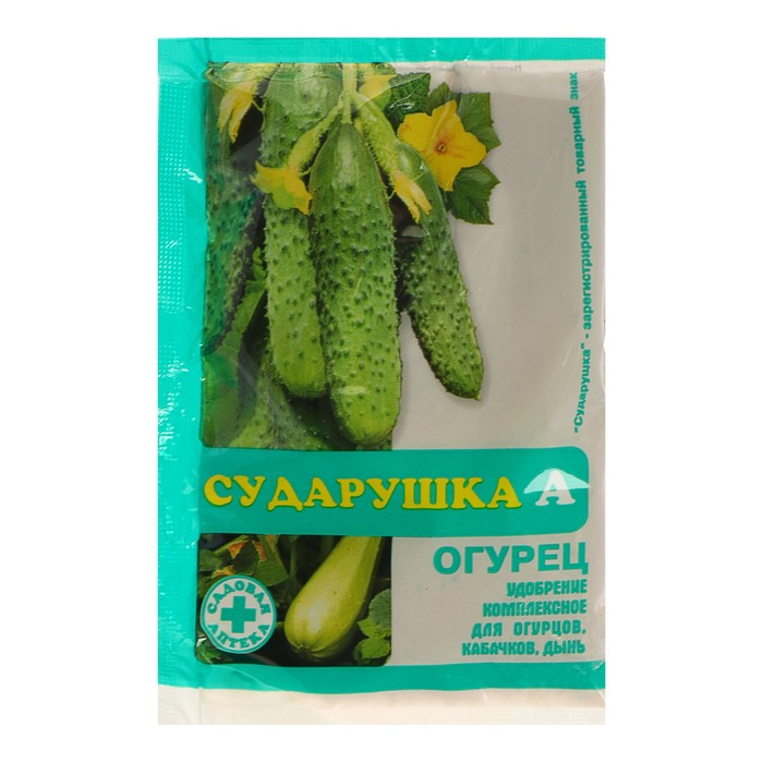 

Удобрение водорастворимое минеральное "Сударушка А", огурец, 60 г