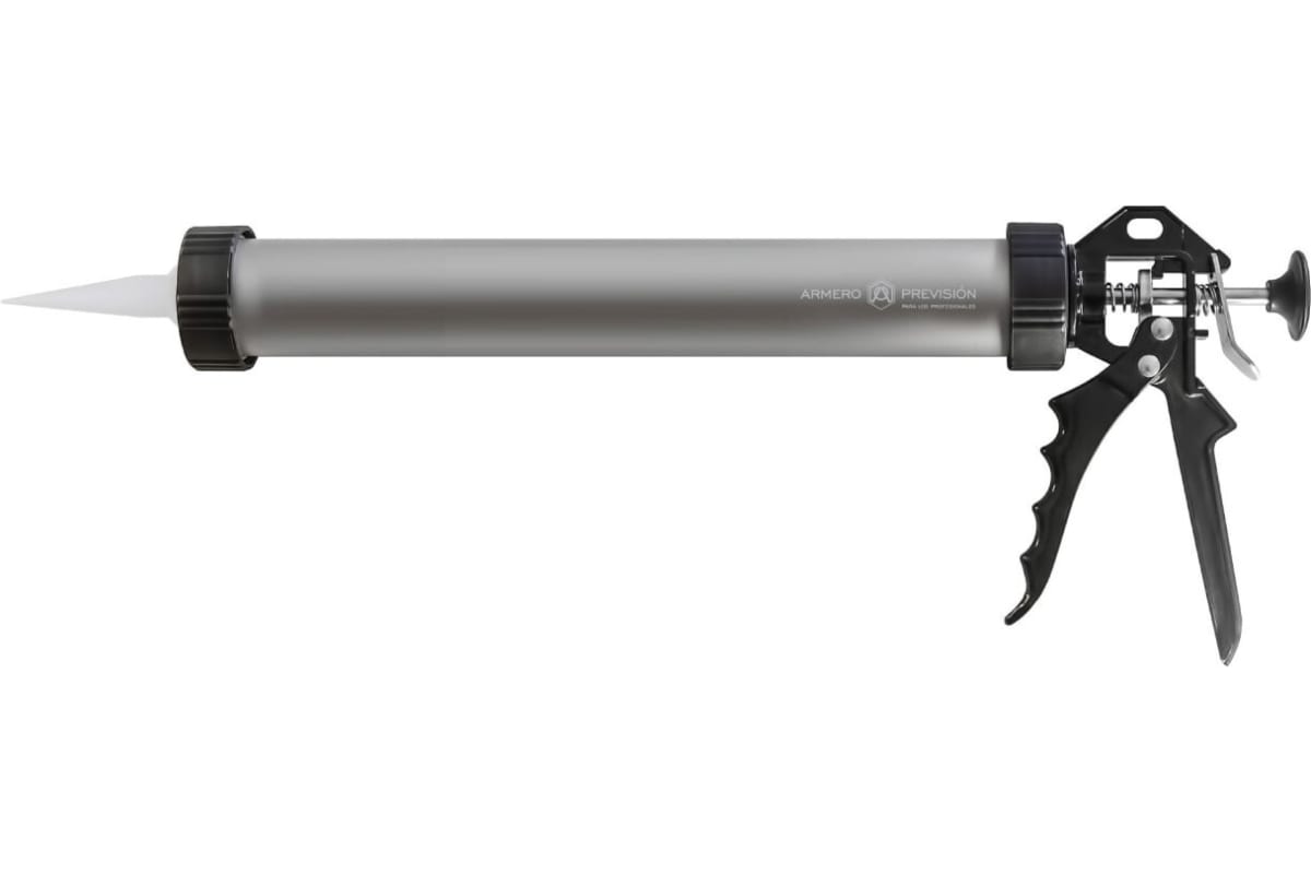 пистолет для герметика полуоткрытый усиленный металл шток 7 8 мм хром bartex yl150011 Пистолет для герметика закрытый 600 мл ARMERO PREVISION А251/009