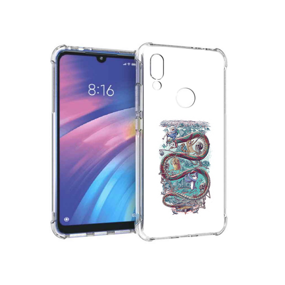 

Чехол MyPads Tocco для Xiaomi Redmi Y3 время приключений страшилка, Прозрачный, Tocco