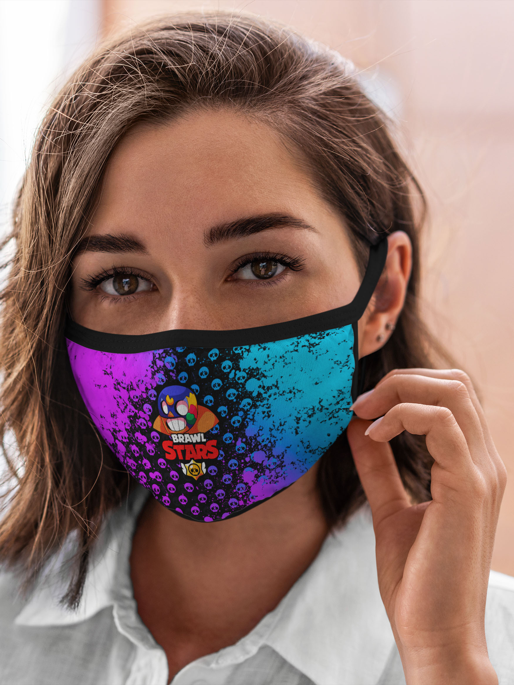 

Многоразовая маска унисекс Burnettie Brawl Stars, Разноцветный, Brawl Stars
