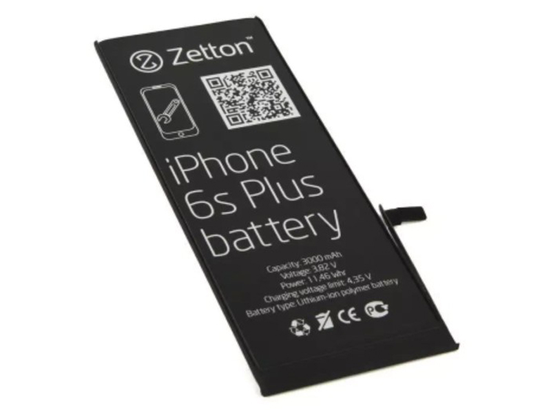 Аккумулятор для телефона Zetton 3000мА/ч для Apple iPhone 6S Plus
