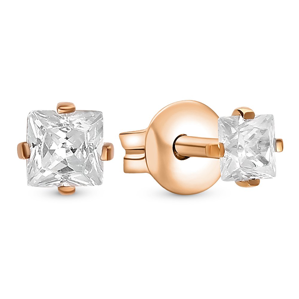 

Серьги из красного золота с фианитом 585Gold 302005923, 302005923