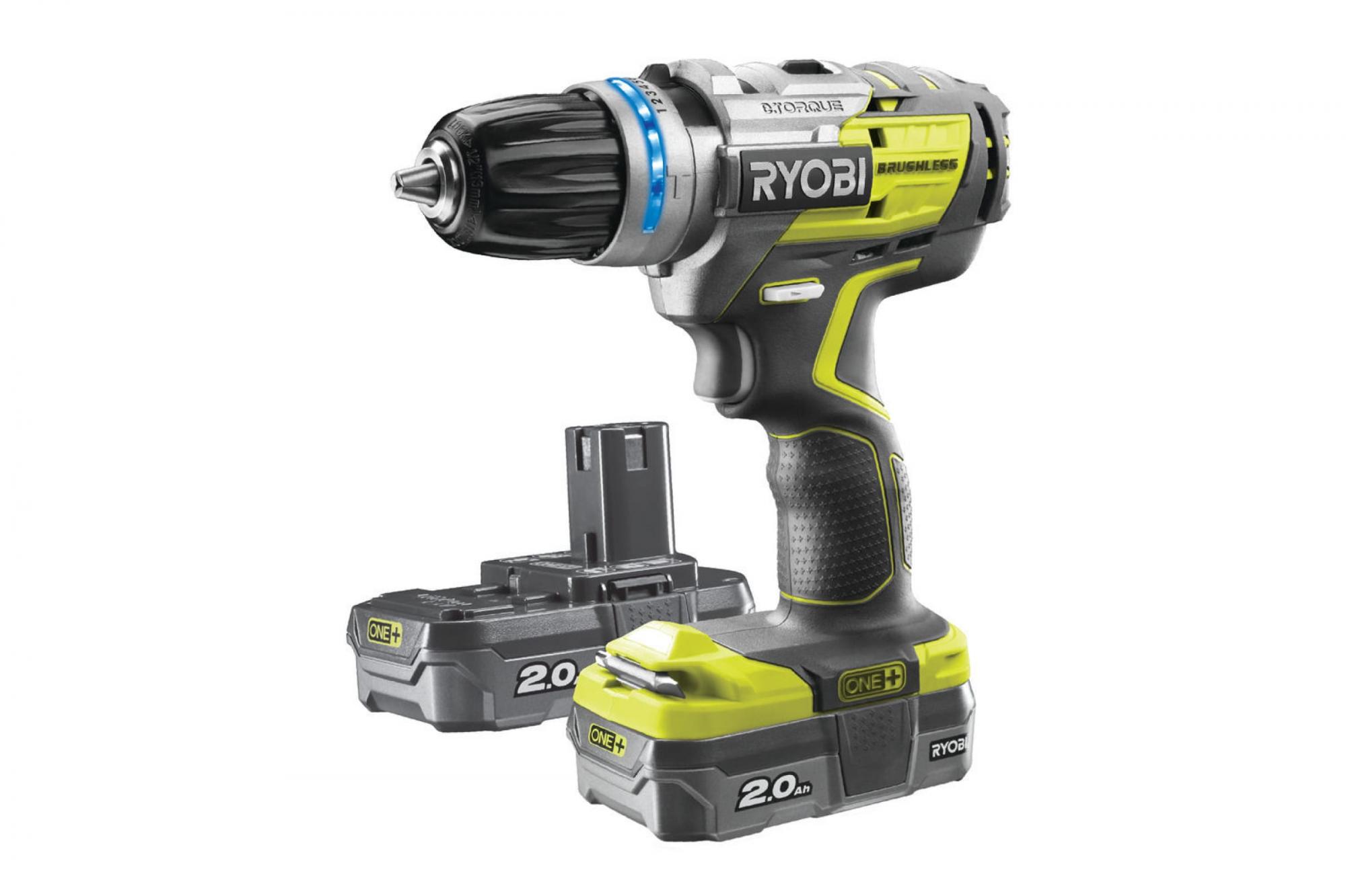 фото Бесщеточная ударная дрель-шуруповерт ryobi one+ r18pdbl-220s