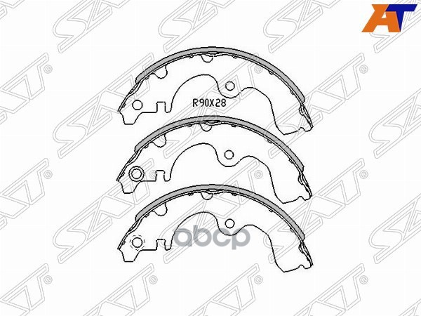 

Колодки Тормозные Барабанные Зад Toyota Corolla Ii/Tercel/Corsa/Raum 94 Sat St-04495-10120