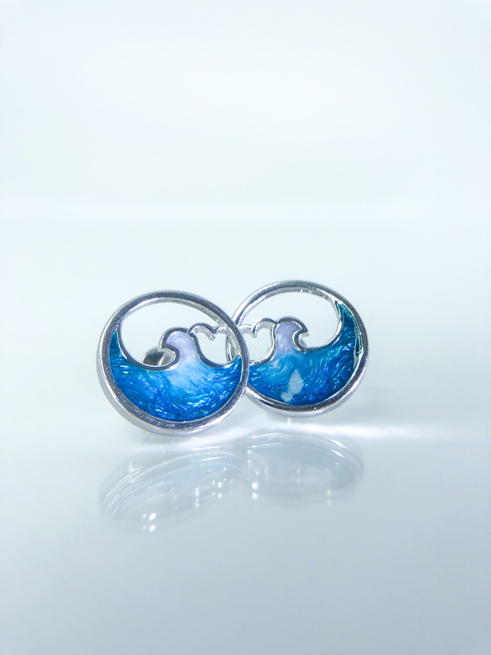 

Серьги из серебра Mood&Spur MS Jewellery Море, эмаль, Море