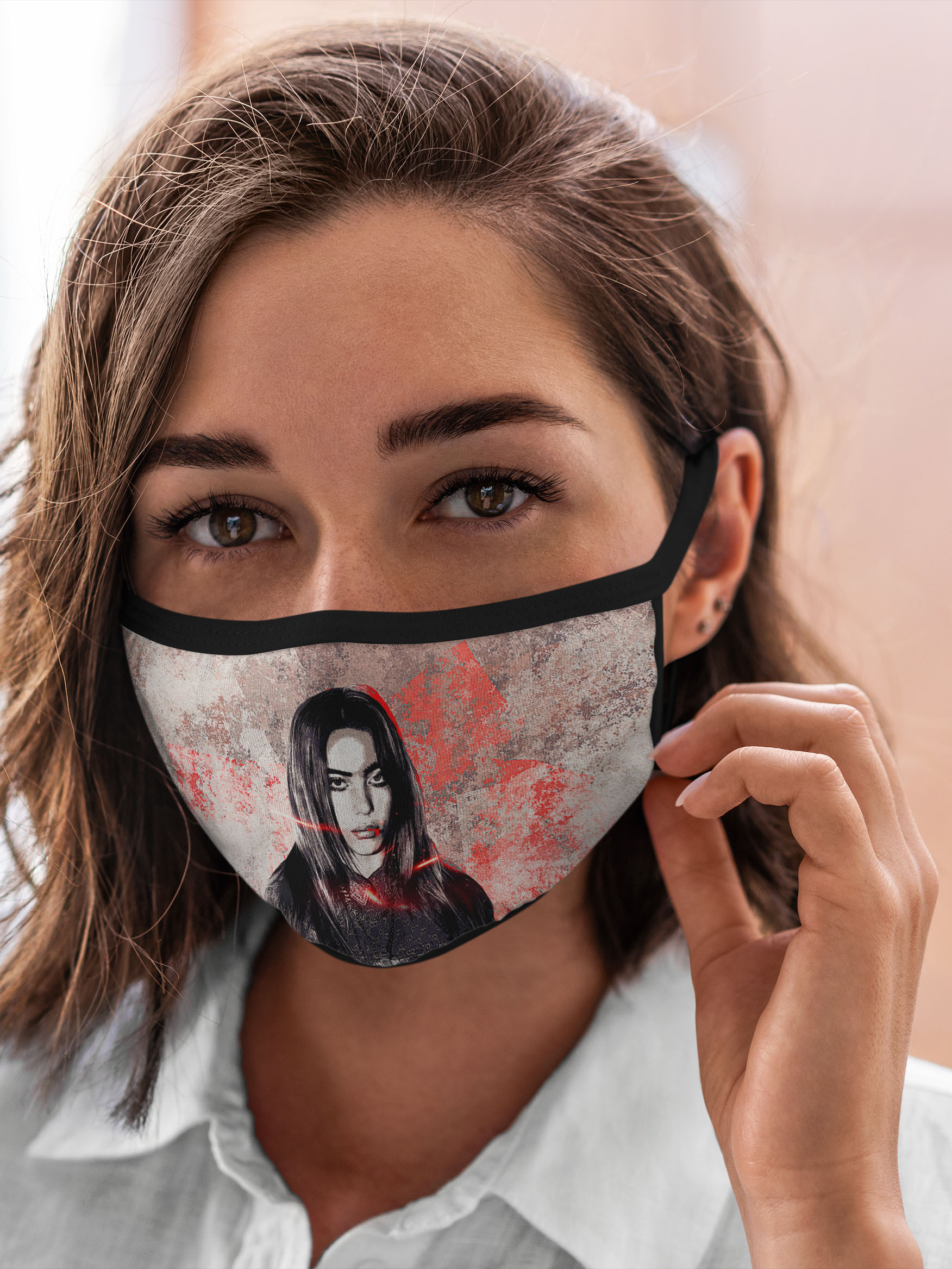 

Многоразовая маска унисекс Burnettie Billie Eilish Билли Айлиш, Разноцветный, Billie Eilish Билли Айлиш