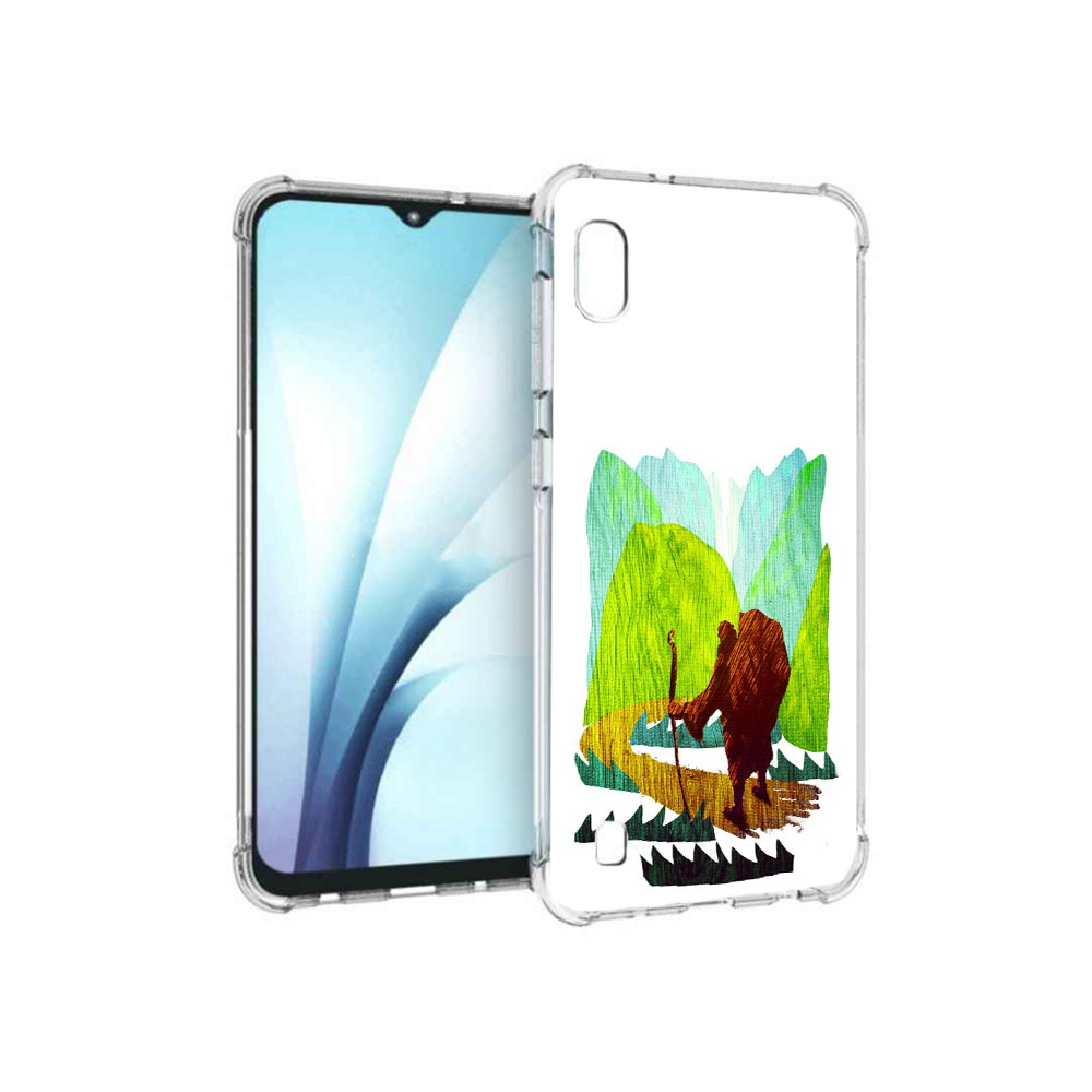 

Чехол MyPads Tocco для Samsung Galaxy A10 Лесная тропа (PT147645.531.106), Прозрачный, Tocco