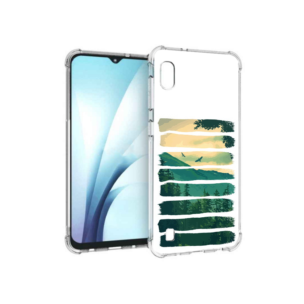 

Чехол MyPads Tocco для Samsung Galaxy A10 Лесная чаща (PT147645.531.107), Прозрачный, Tocco