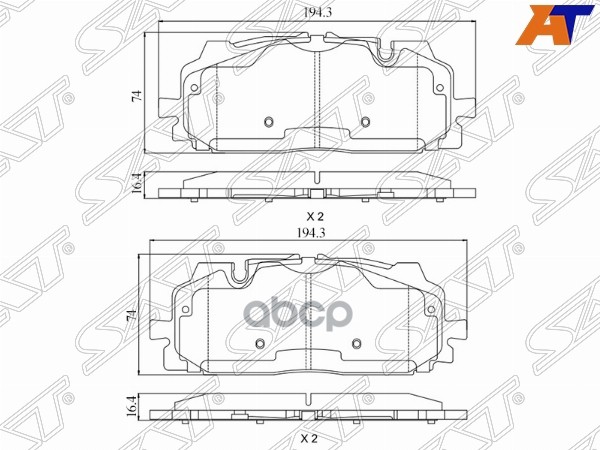 

Колодки Тормозные Перед Vokswagen Touareg Iii 17-/Audi A4/A5/Q5/Q7 16-