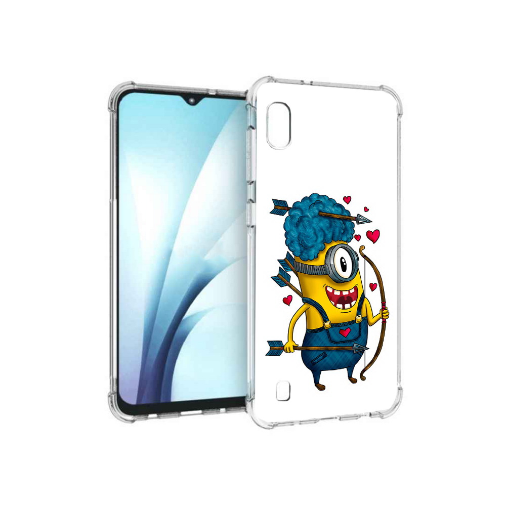 

Чехол MyPads Tocco для Samsung Galaxy A10 Миньон купидон (PT147645.531.117), Прозрачный, Tocco