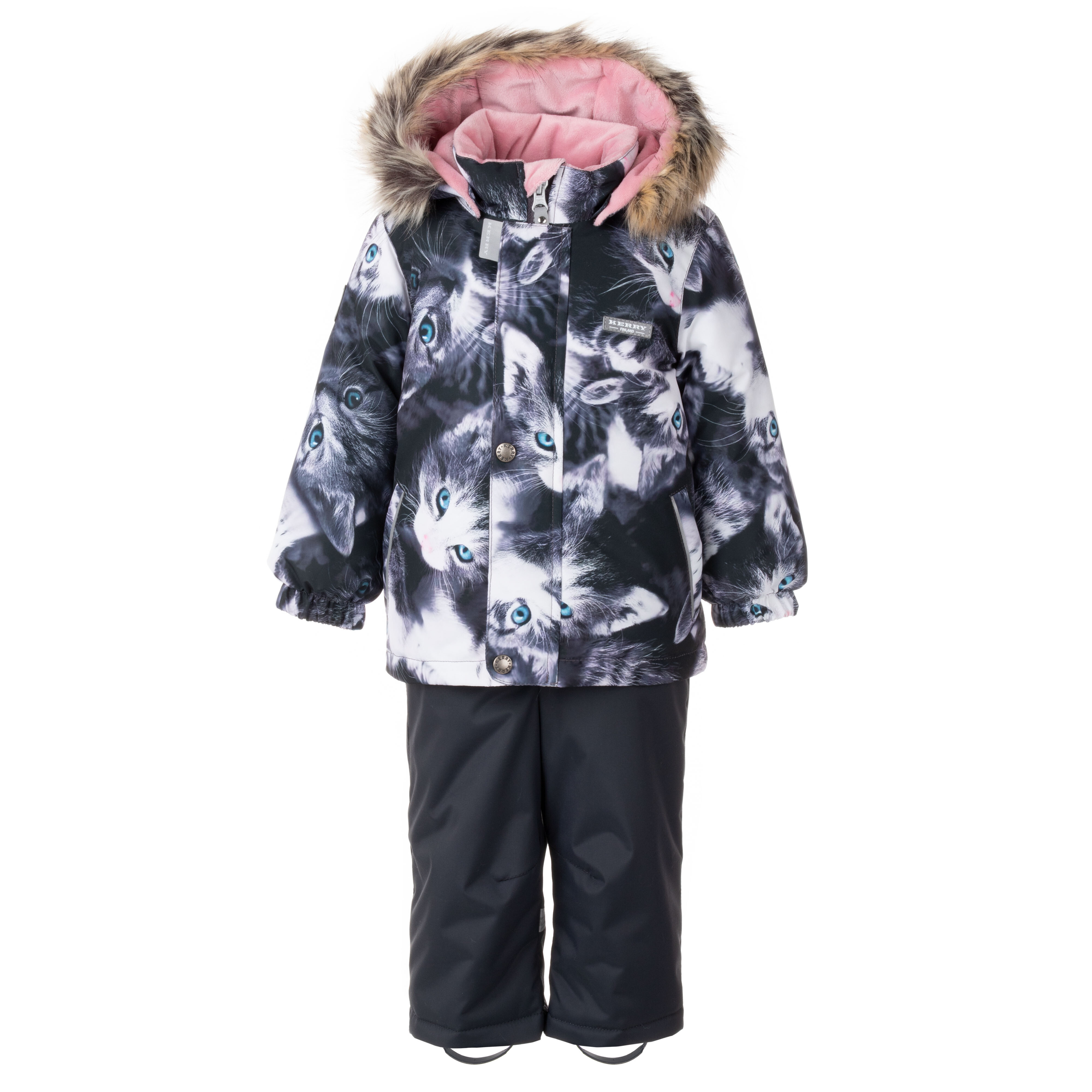 

Комплект верхней одежды детский KERRY K22415 цв. черный р. 98, K22415