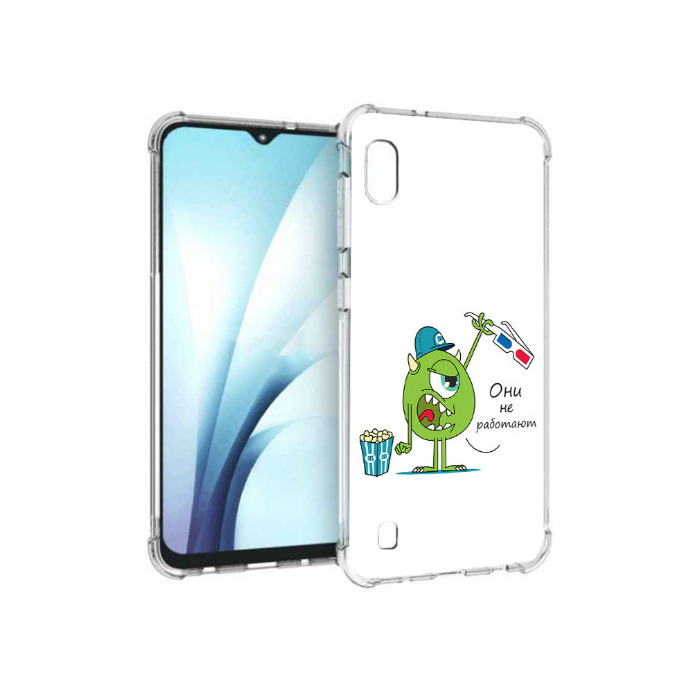 

Чехол MyPads Tocco для Samsung Galaxy A10 Очки не работают (PT147645.531.129), Прозрачный, Tocco